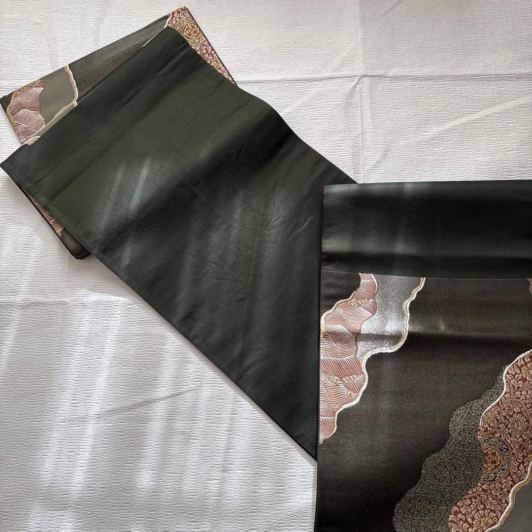 ⭐️美品⭐️袋帯　金糸　引泊　お茶会　観劇　卒業式　道長唐華文　正絹