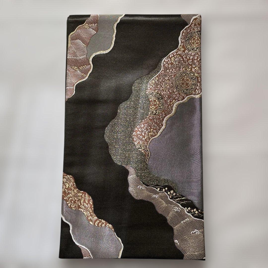 ⭐️美品⭐️袋帯　金糸　引泊　お茶会　観劇　卒業式　道長唐華文　正絹