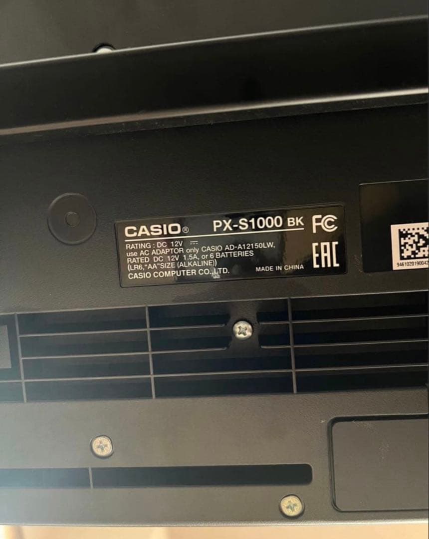 CASIO 電子ピアノ Privia PX-S1000 BK