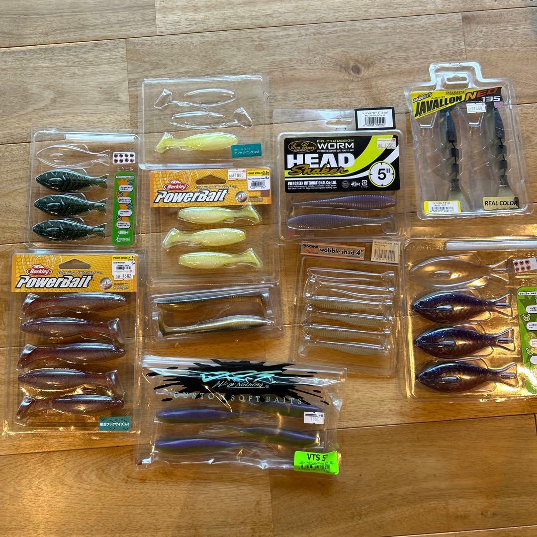 今週末出品消します！deps 他色々ソフトルアー色々セット 多種類
