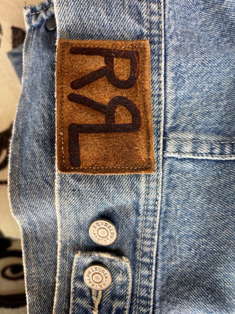 ダブルアールエル　三星　デニムジャケット　90s ラルフローレン