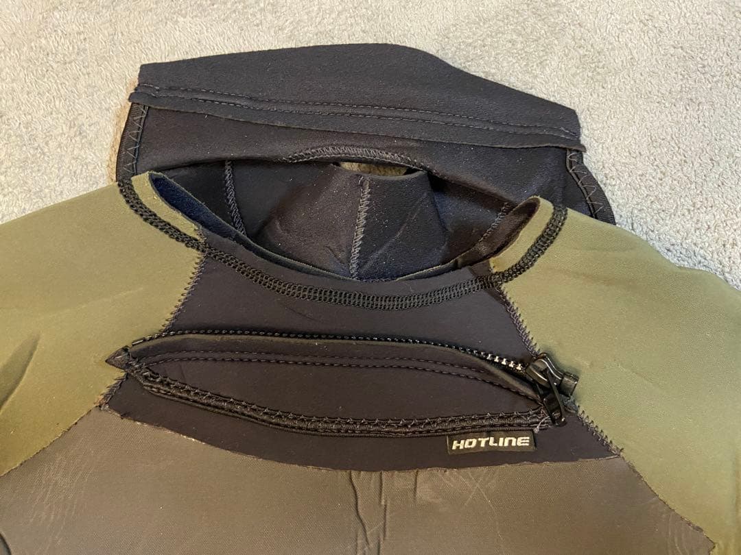 【値引】HOTLINE ウェットスーツ ブーツ付 4/3mm