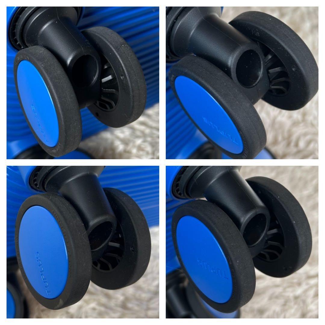 新品未使用　TUPLUS 8輪キャリー　大容量スーツケース　62L ブルー