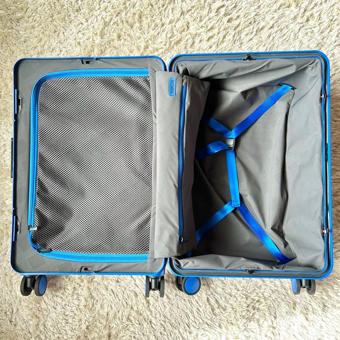 新品未使用　TUPLUS 8輪キャリー　大容量スーツケース　62L ブルー