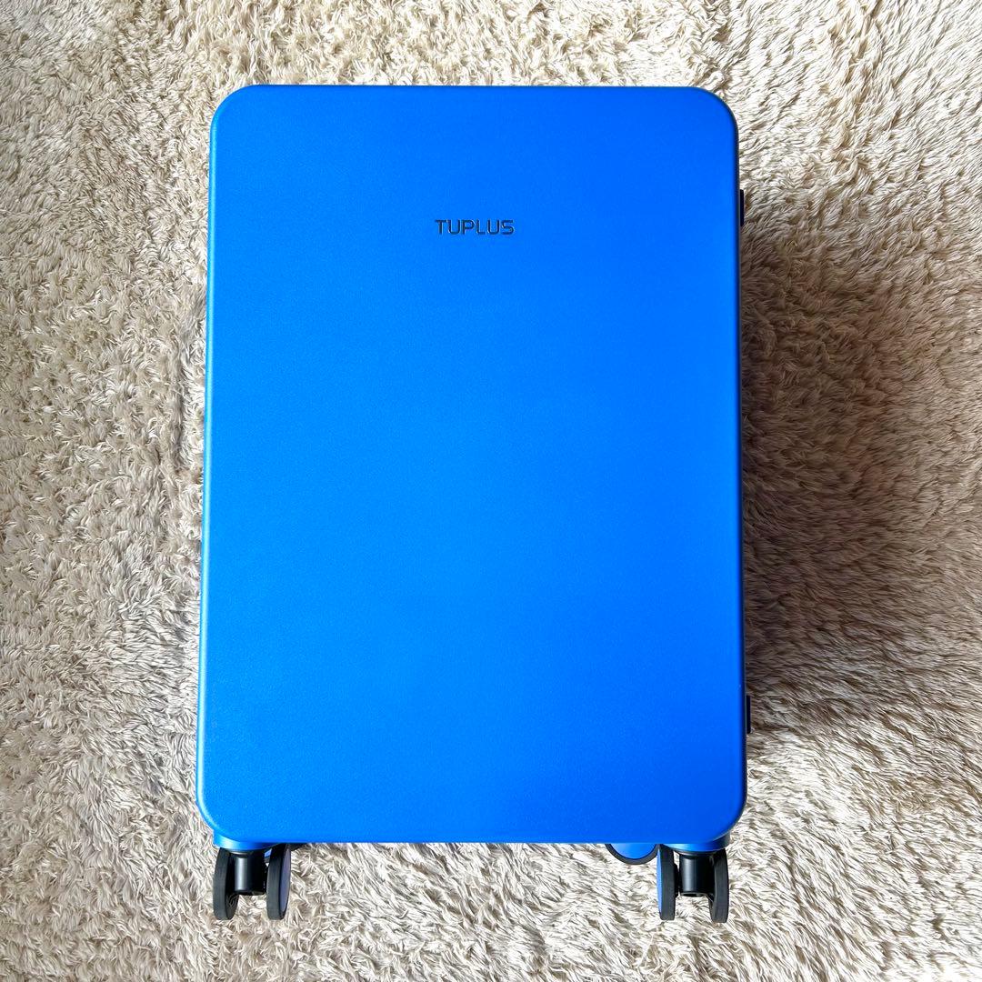 新品未使用　TUPLUS 8輪キャリー　大容量スーツケース　62L ブルー