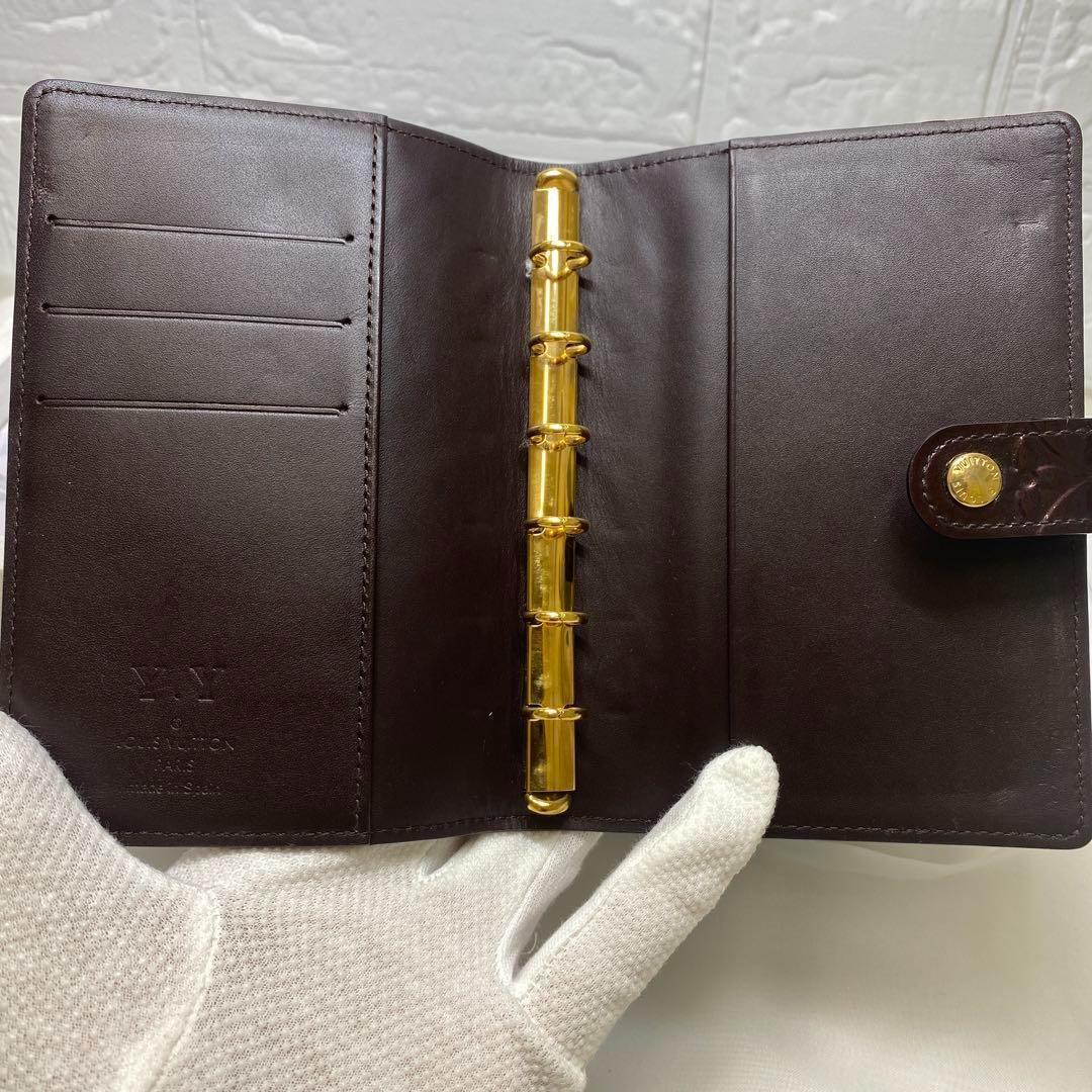 ルイヴィトン モノグラム ヴェルニ アジェンダ PM 手帳カバー