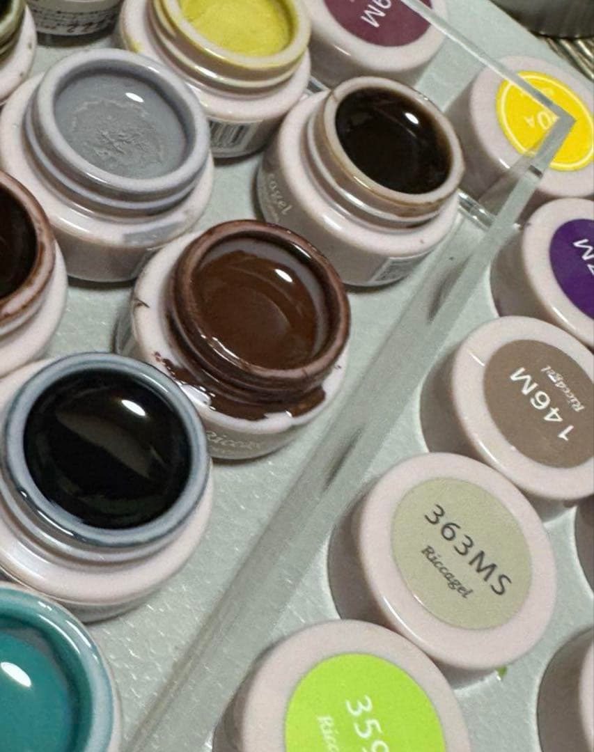 カラージェル30色 リッカジェル 27色 プリジェル3色