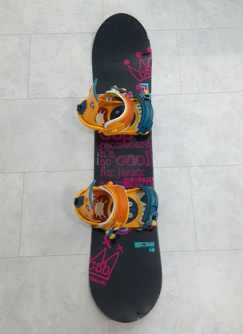 CSB ジュニア スノーボードセット 118 サロモン ビンディング付き キッズ