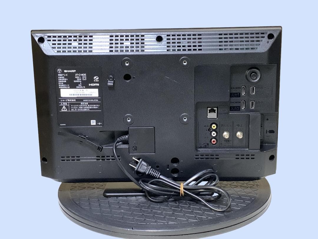 M8960 SHARP シャープ 2T-C19DE 19V型 液晶テレビ