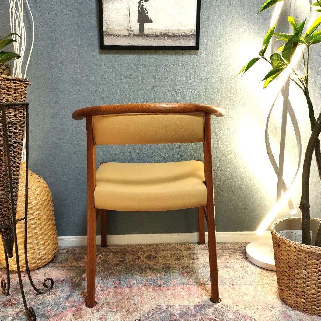 【希少】青林製作所 70sヴィンテージハーフアームチェア ④