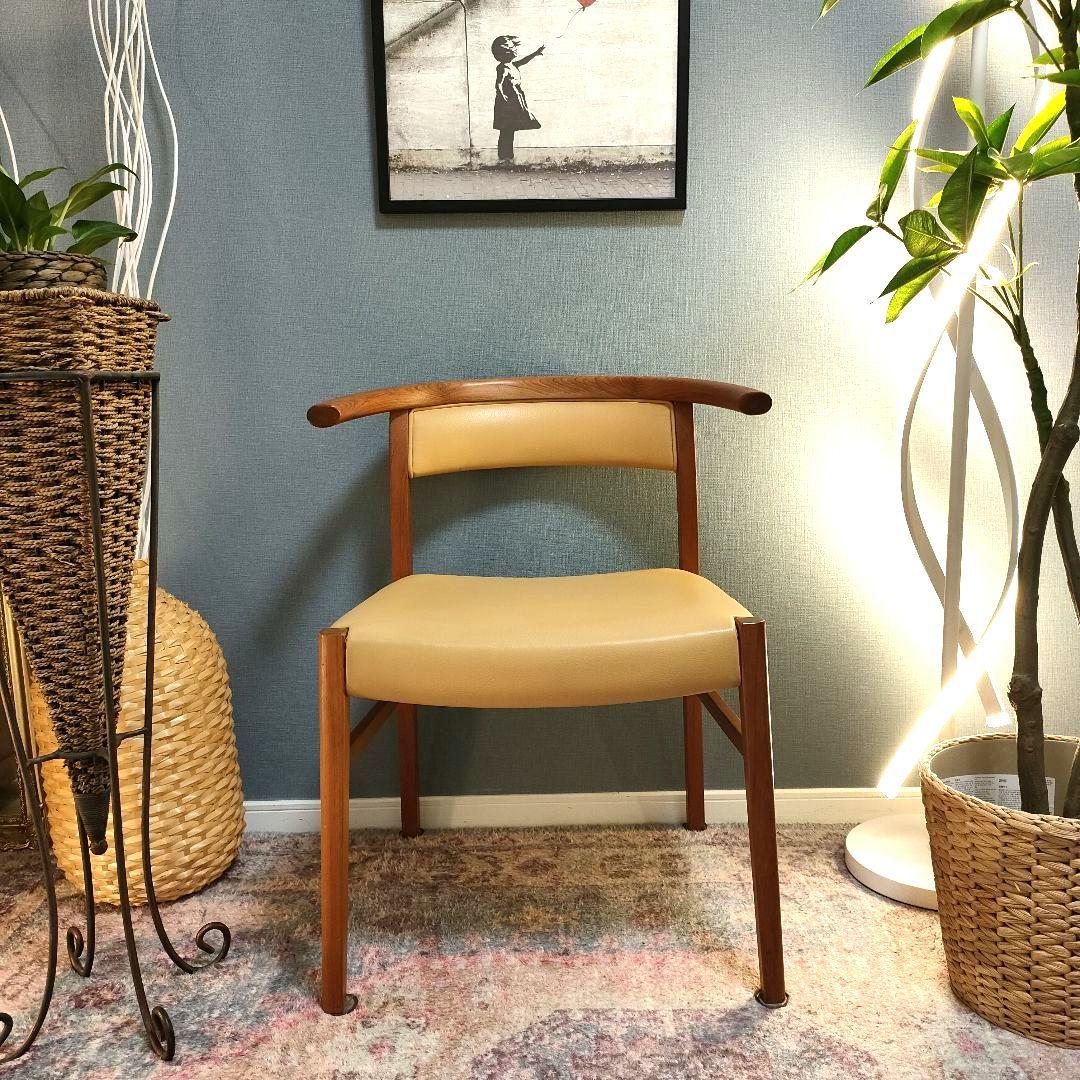 【希少】青林製作所 70sヴィンテージハーフアームチェア ④