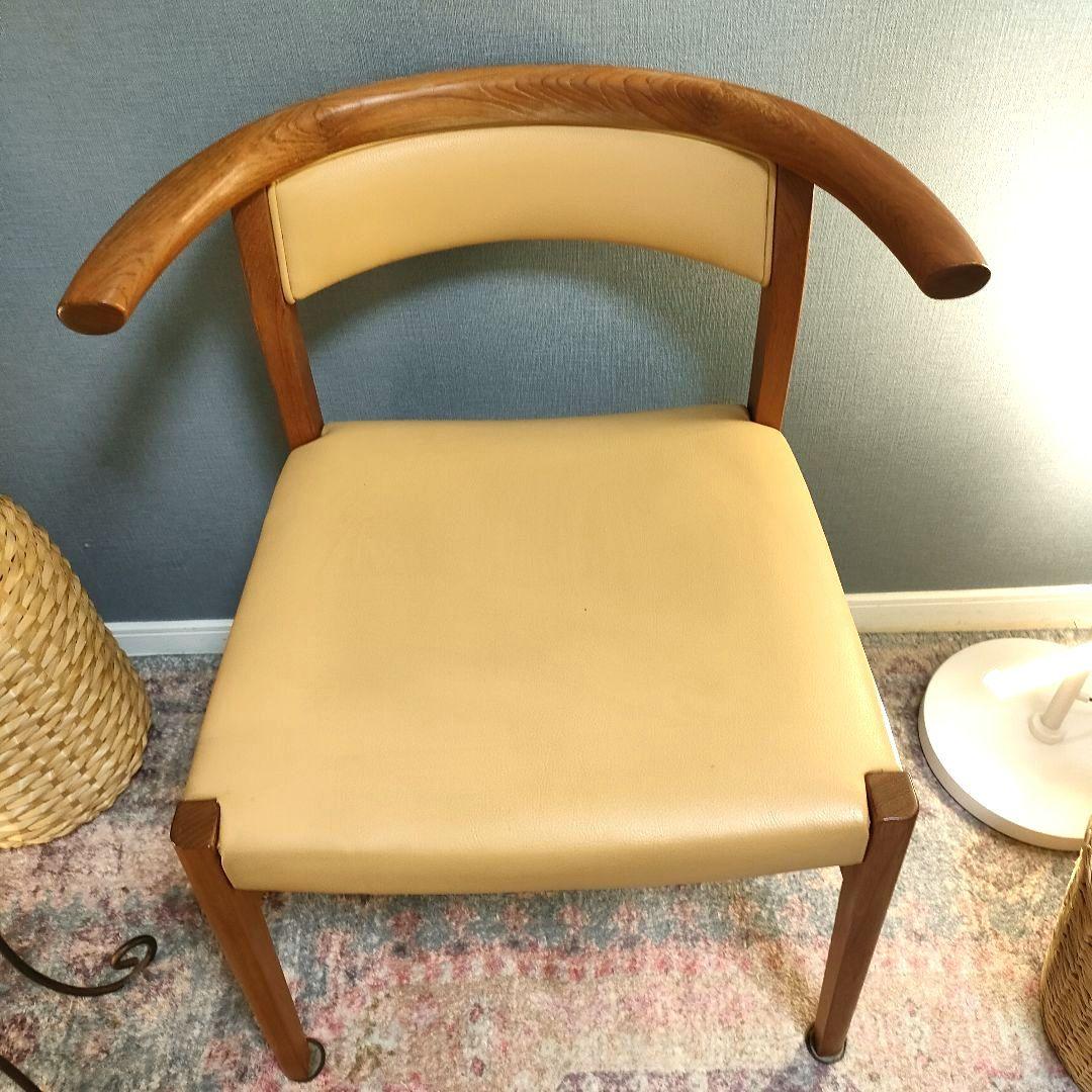 【希少】青林製作所 70sヴィンテージハーフアームチェア ④