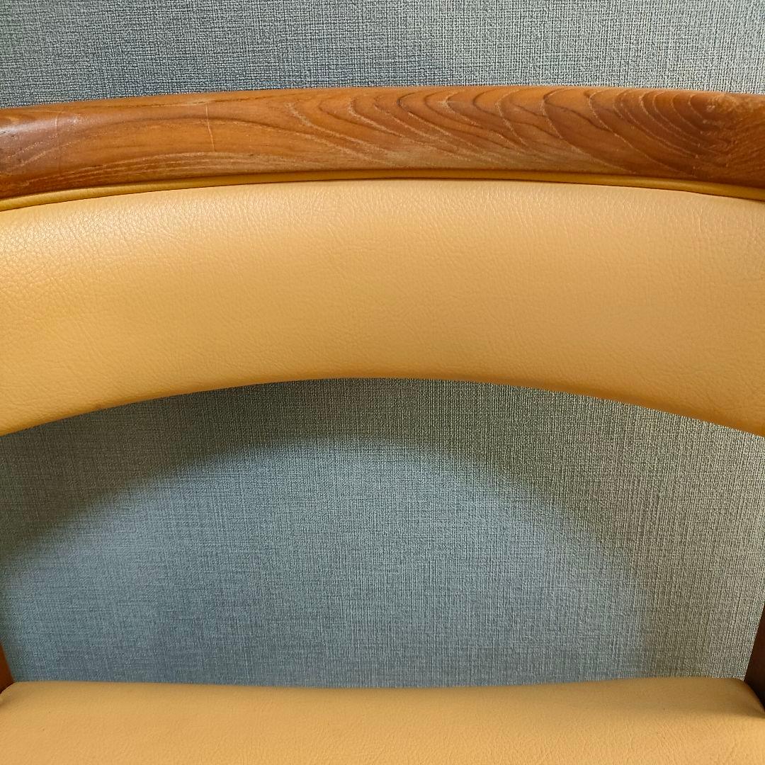 【希少】青林製作所 70sヴィンテージハーフアームチェア ④