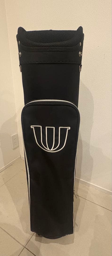 m*a様 M・U SPORTS ミエコウエサコ軽量ブラックキャディバッグ