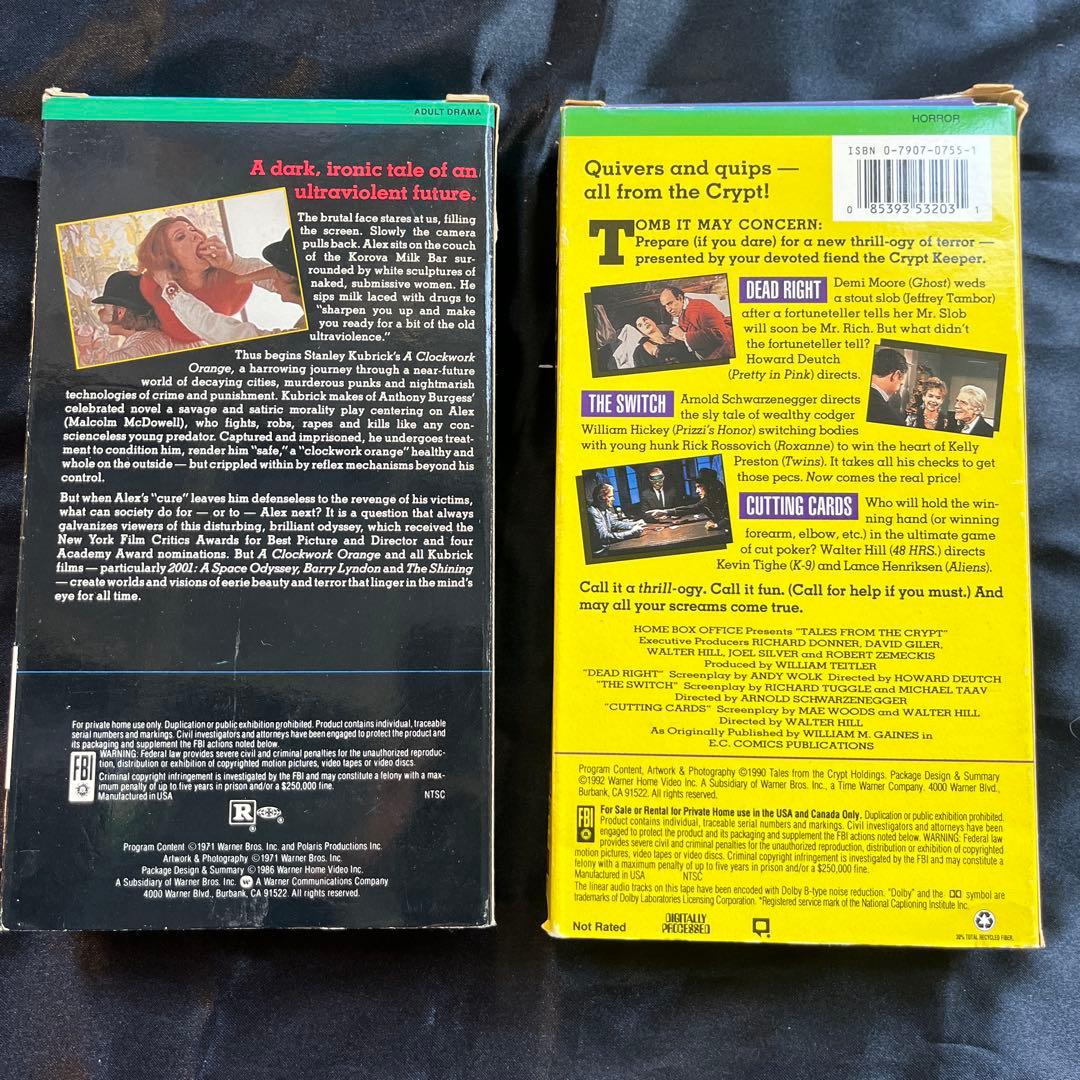 洋画・外国映画 A Clockwork Orange&Tales from the Crypt