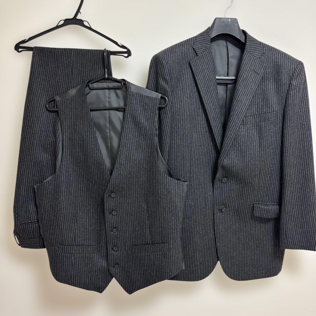 大きいサイズ美品Ermenegildo Zegna 秋冬オーダースーツ