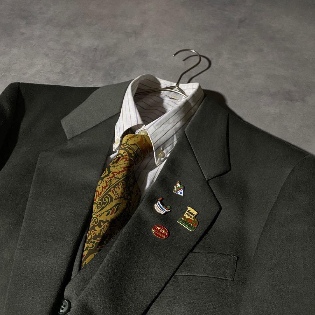 90s vintage レトロセットアップ スーツ ピンズ No.190成人式