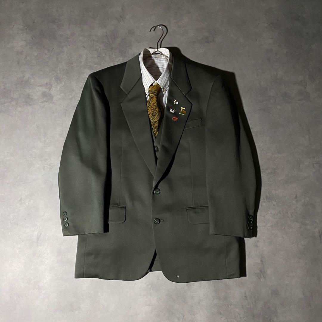 90s vintage レトロセットアップ スーツ ピンズ No.190成人式