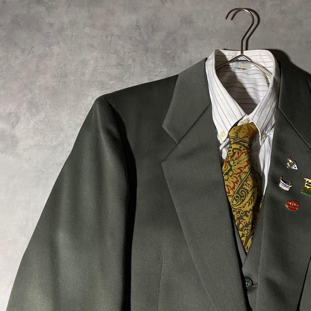 90s vintage レトロセットアップ スーツ ピンズ No.190成人式