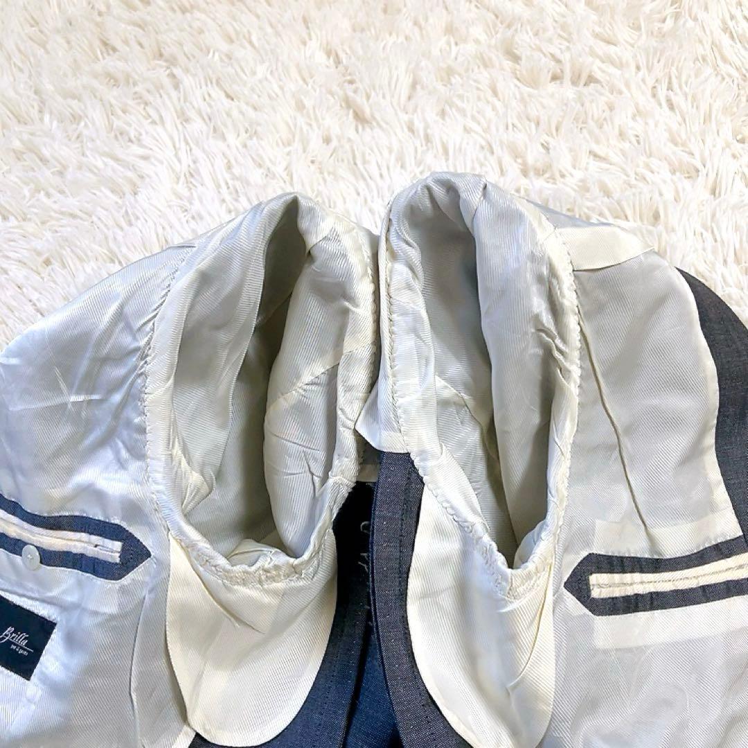 【DORMEUIL】Brilla per il gusto　スーツ　グレー　46