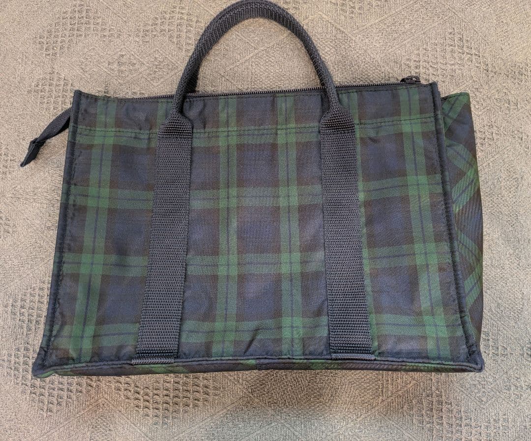 ファミリア　ブラックウォッチ　バッグ