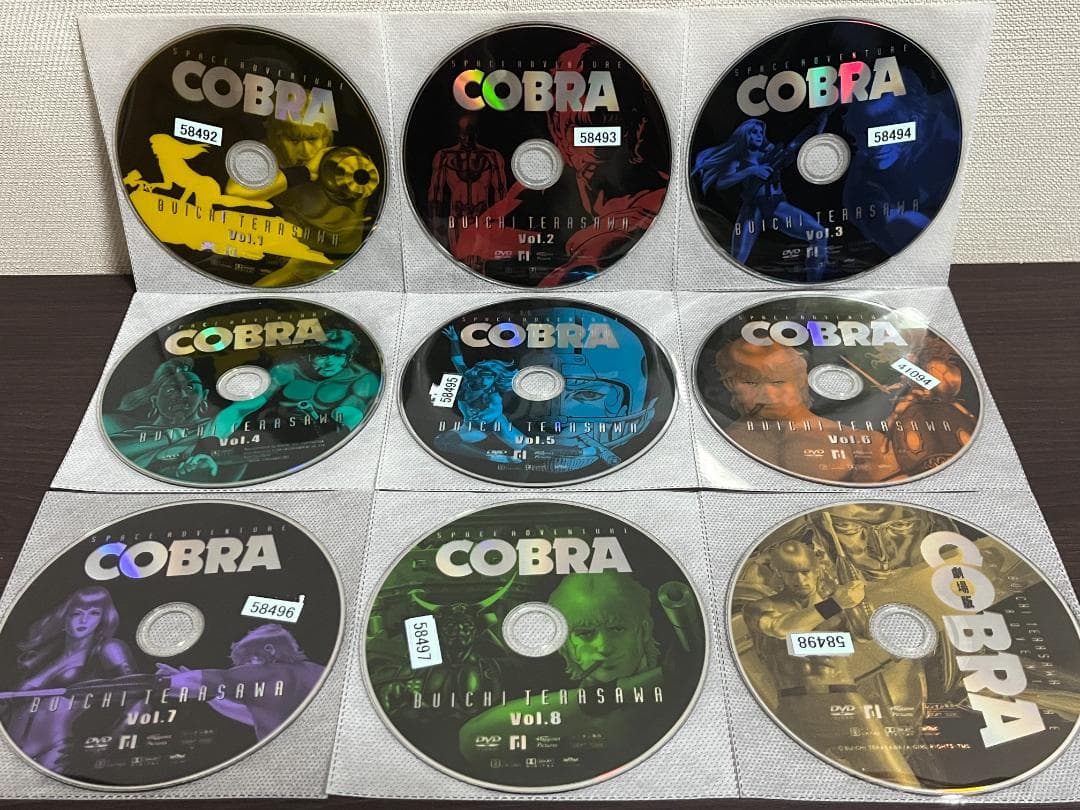 コブラ・ジ・アニメーション TVシリーズ1-7巻+他/レンタルDVD18枚セット