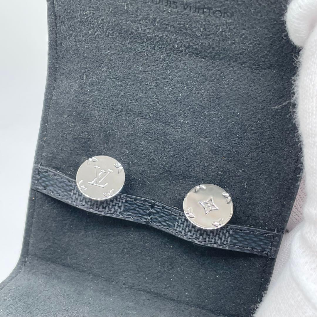 ✨希少ケース付き✨ルイヴィトン　モノグラム カフスボタン M61971 シルバー
