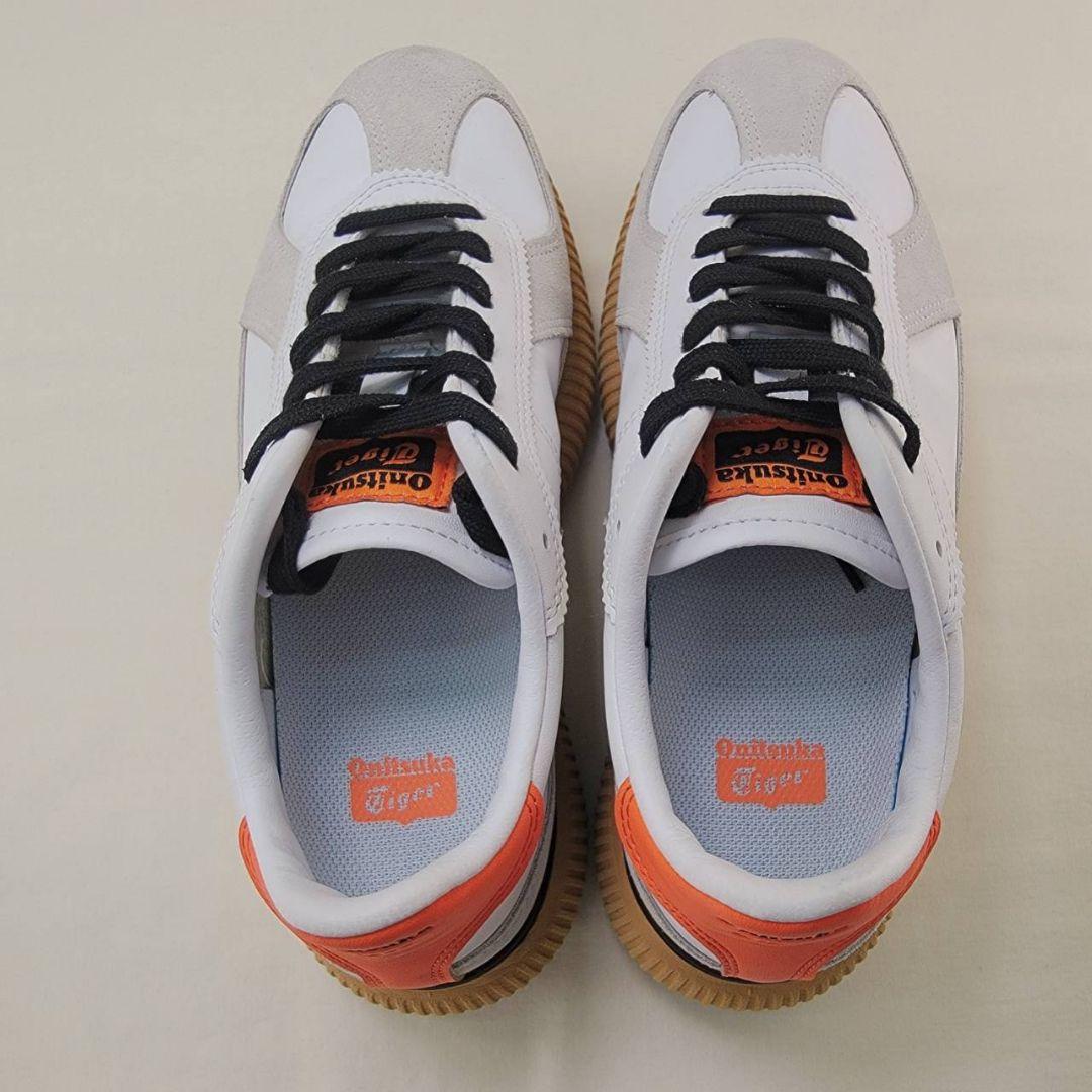 オニツカタイガー デレシティ ホワイト/オレンジ 24.5cm