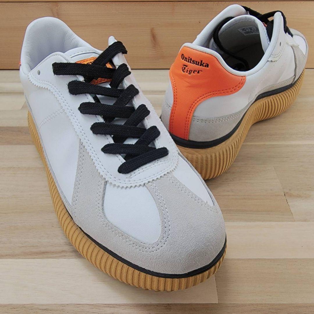 オニツカタイガー デレシティ ホワイト/オレンジ 24.5cm