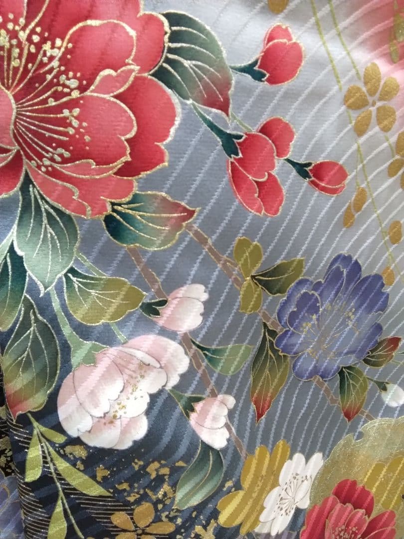 振袖フルセット、正絹振袖セット、成人式、半襟重ね衿、帯揚げ帯締め、西陣袋帯、襦袢