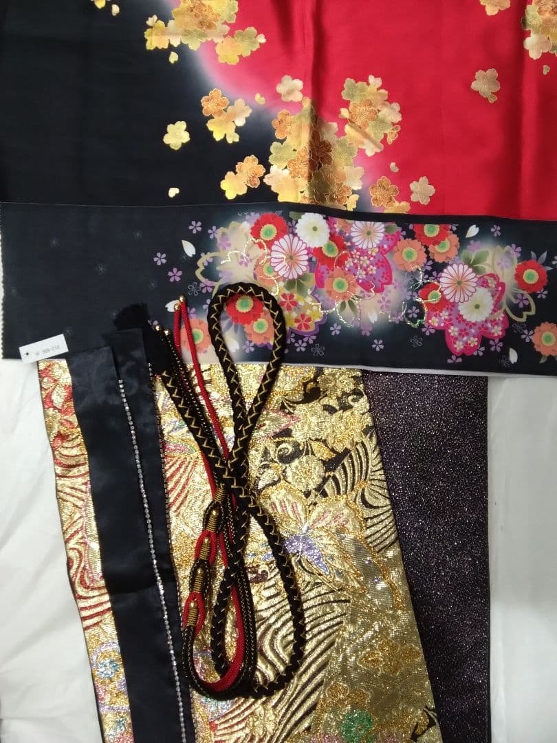振袖フルセット、正絹振袖セット、成人式、半襟重ね衿、帯揚げ帯締め、西陣袋帯、襦袢