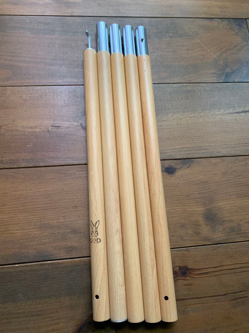 DOD チーズタープ 5m×5m DOD ベージュ ポール付き