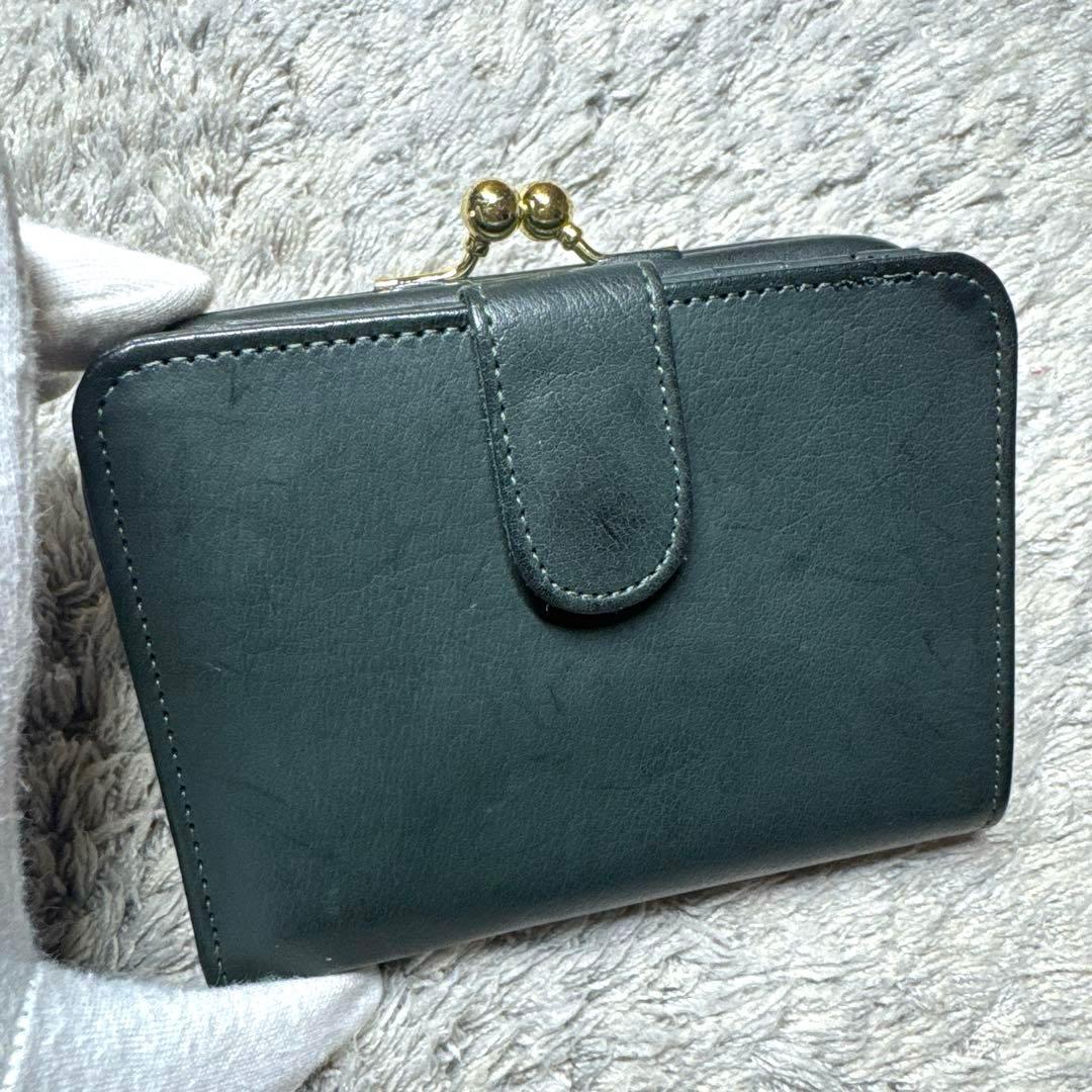 COACH コーチ オールドコーチ 二つ折り財布 本革 レザー がま口