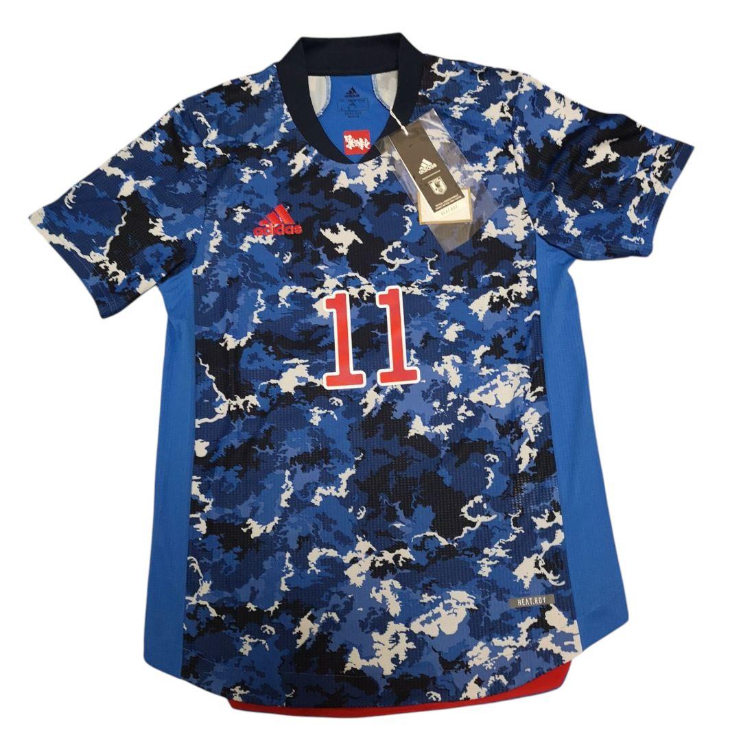 新品級　三笘薫　日本代表　ユニフォーム　アディダス　M