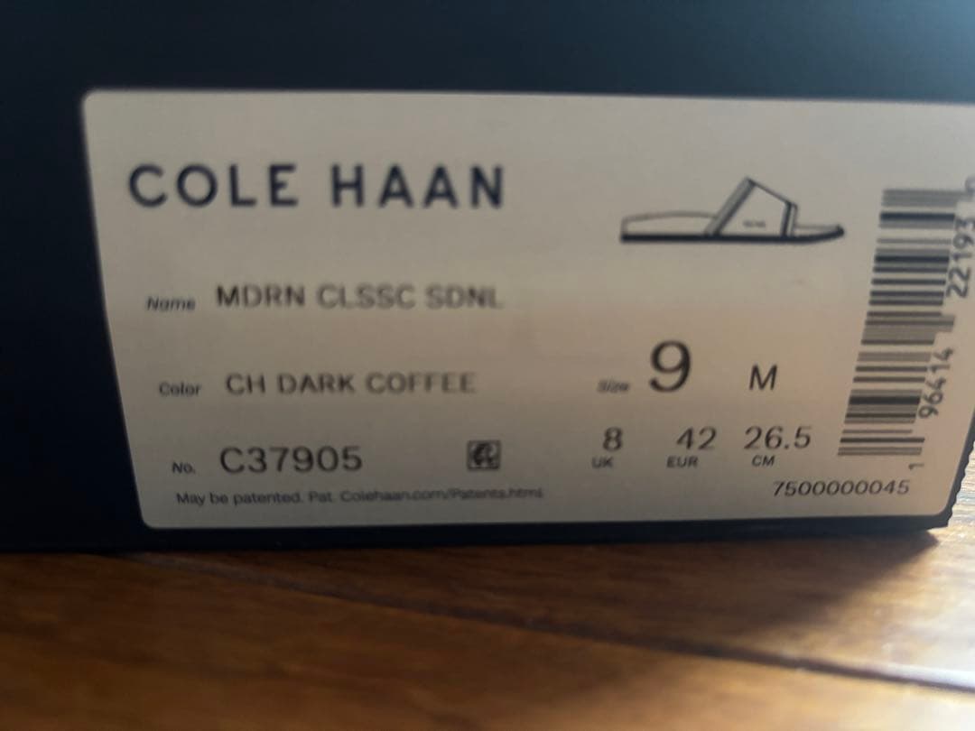 COLE HAAN ブラウン サンダル 新品未使用　定価26,400円