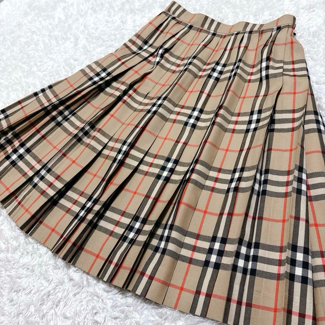 美品✨希少✨2WAY バーバリーズ 巻きスカート 160A ノバチェック ウール