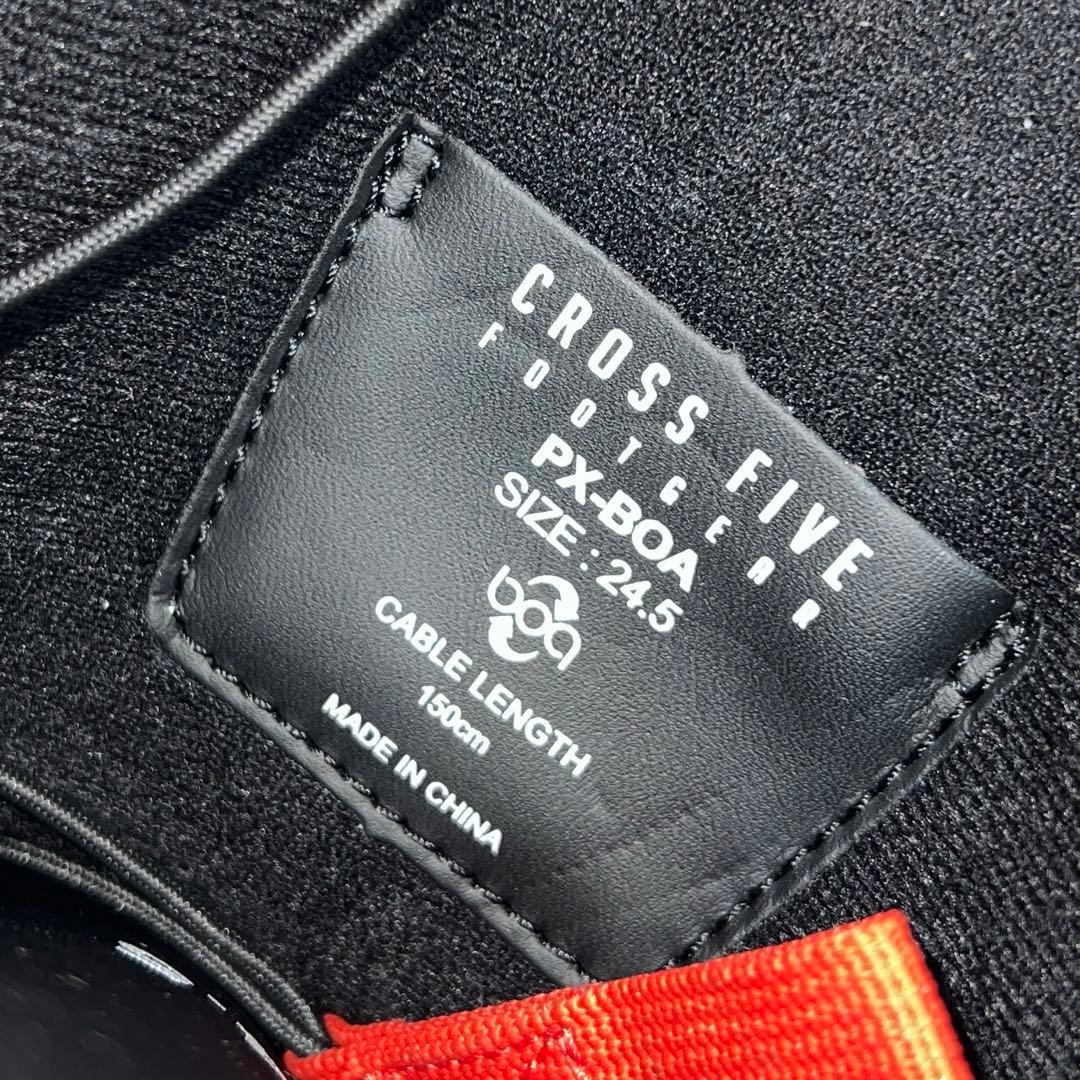 数回使用 24.5cm CROSS FIVE X5 PX-BOA スノボブーツ