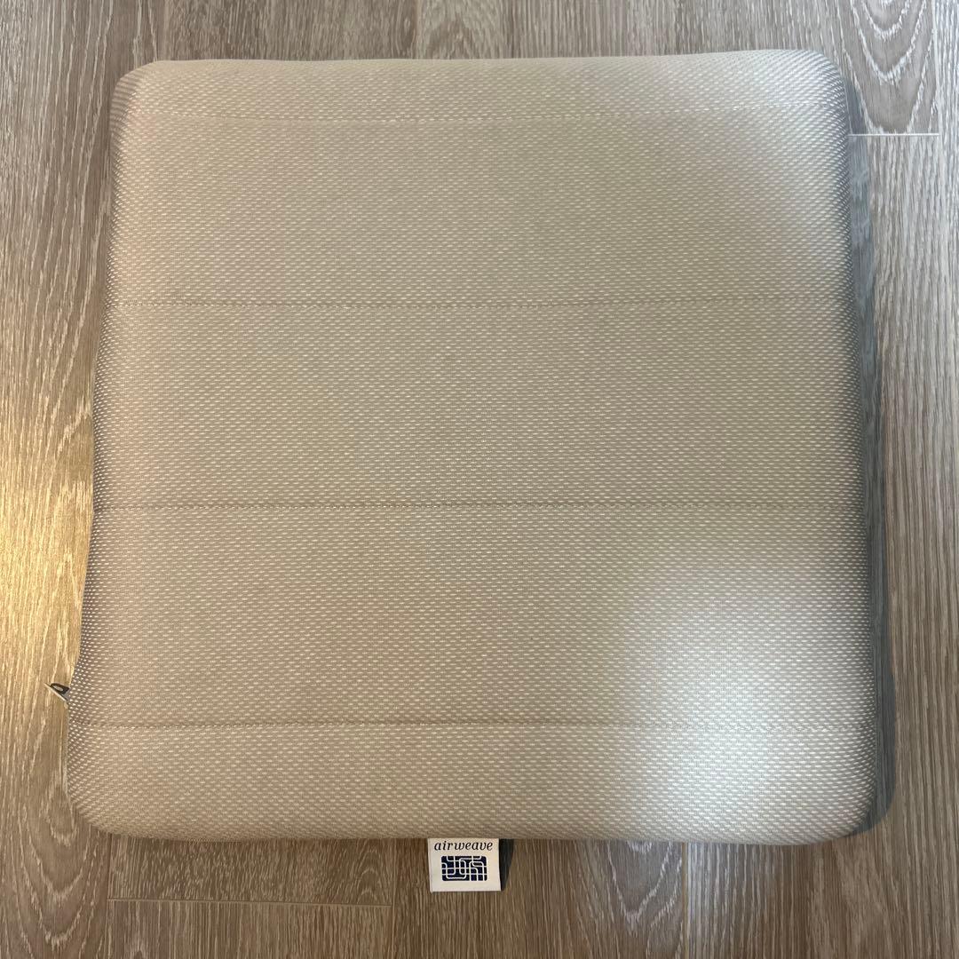 ★かーる396★エアウィーブ ベージュ 座布団2枚セット