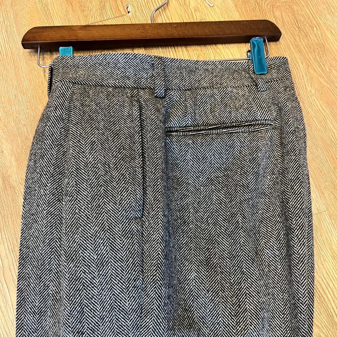 【新品】25AW NEAT ニート ヘリンボーンフランネル スラックス 44