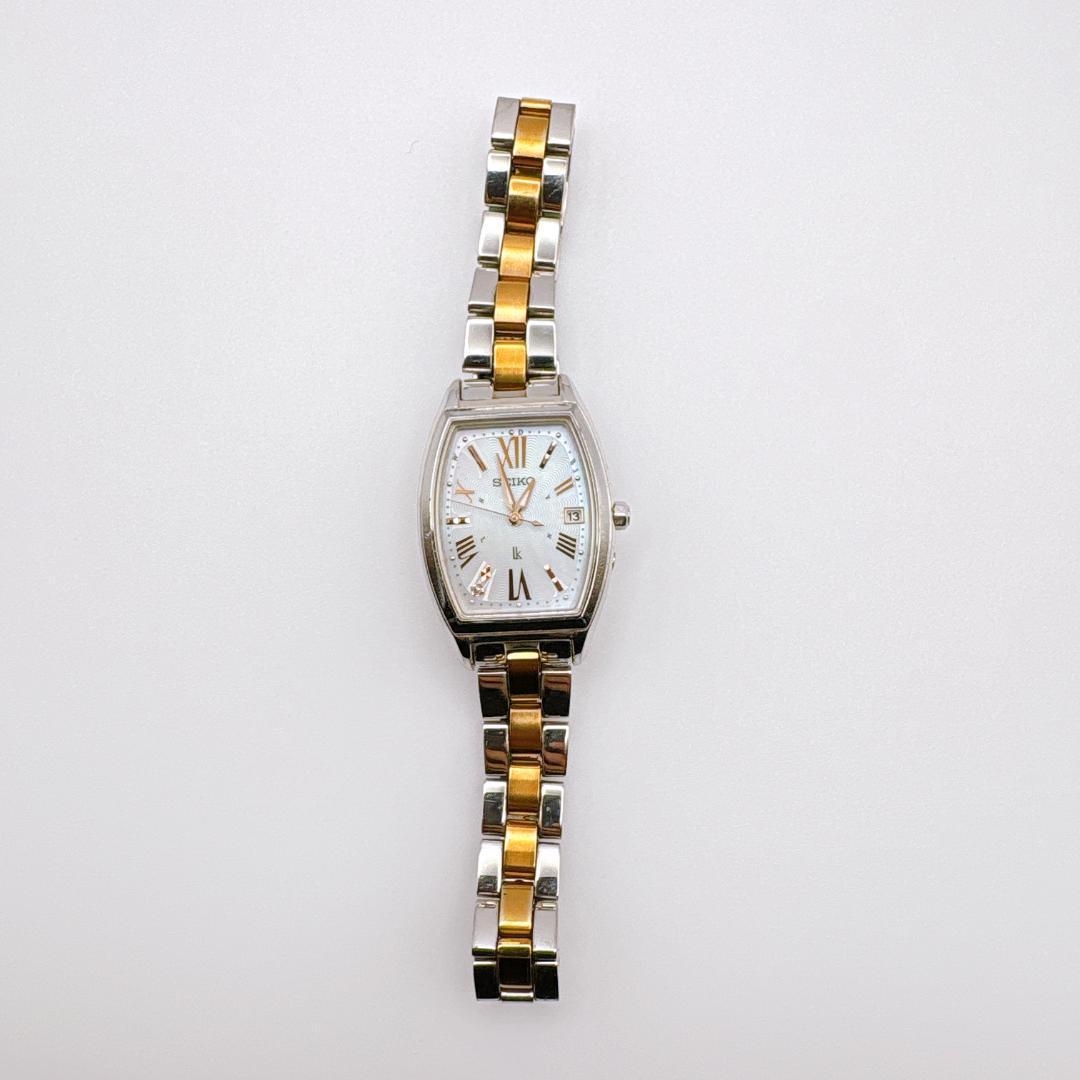 結*様 【SEIKO LUKIA】SSVW117 白蝶貝ダイヤモンド ソーラー電