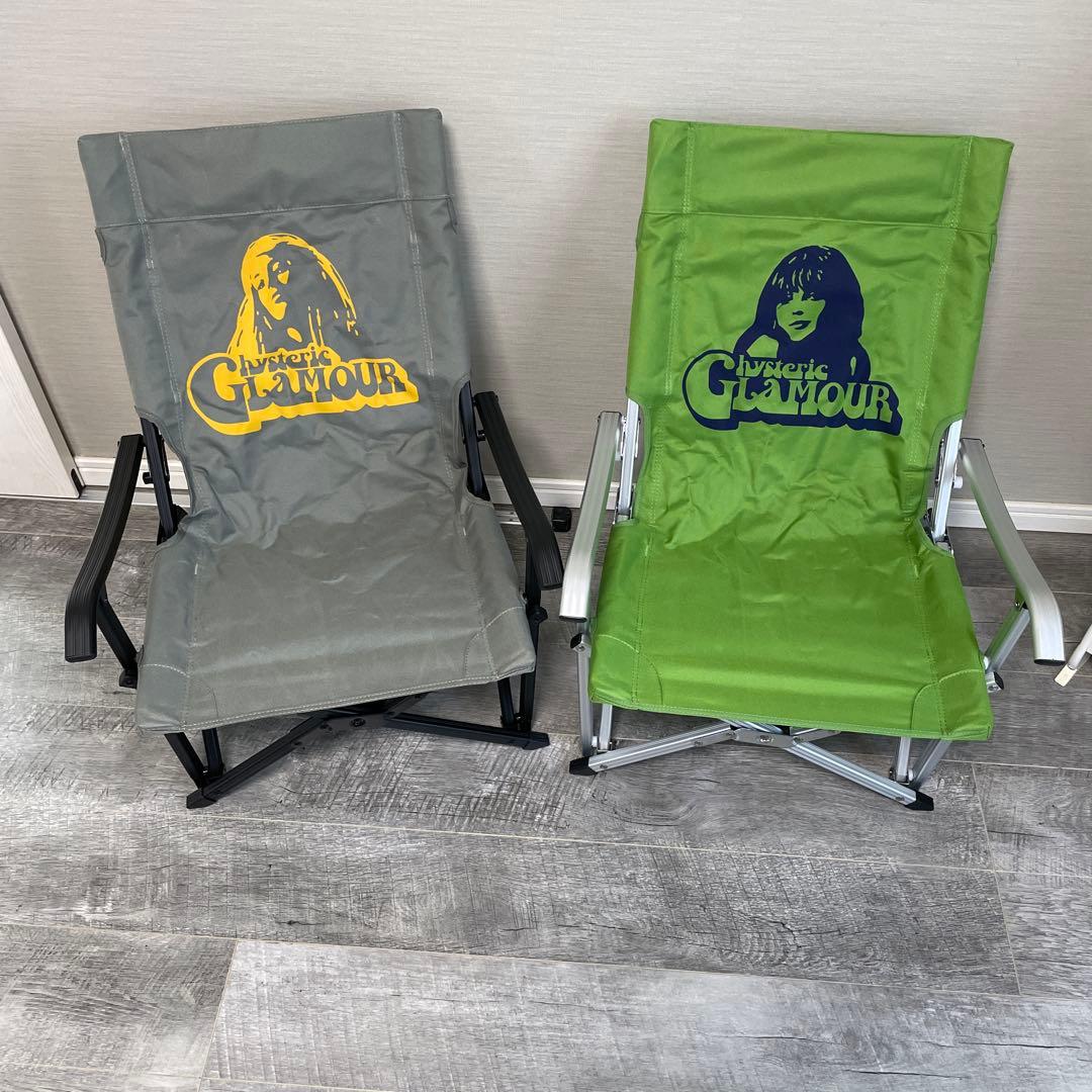 ヒステリックグラマー 折りたたみチェア 二脚セット ノベルティ 2点セット