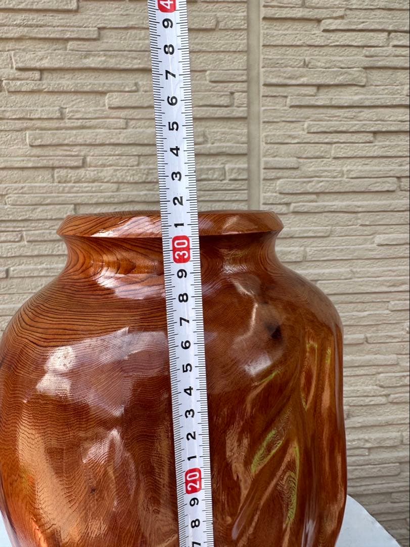 希少品　屋久杉の花瓶　壺 土台