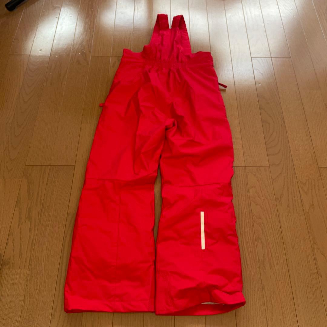 スキーウェア キッズ 115→135 デサント 赤 紺　手袋付き