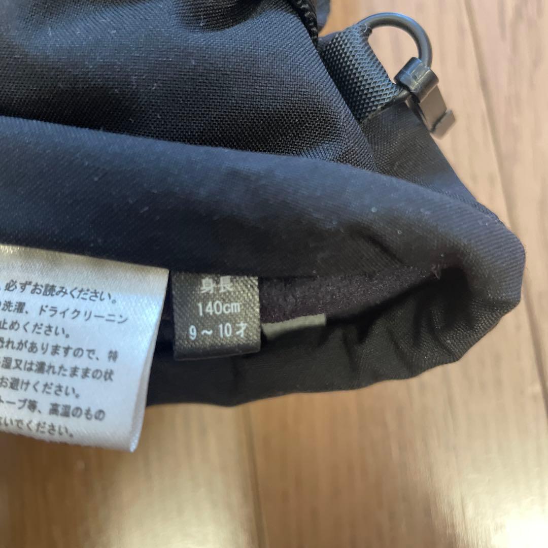 スキーウェア キッズ 115→135 デサント 赤 紺　手袋付き