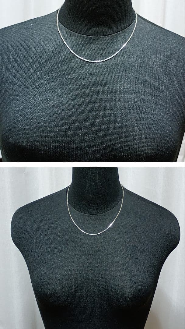 GUCCI カットあずきチェーン 42cm 1.2mm 細目 SILVER925