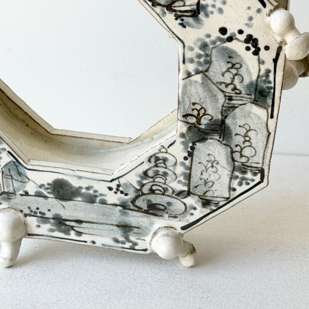 【値引】走泥社　佐藤敏　染付の注器