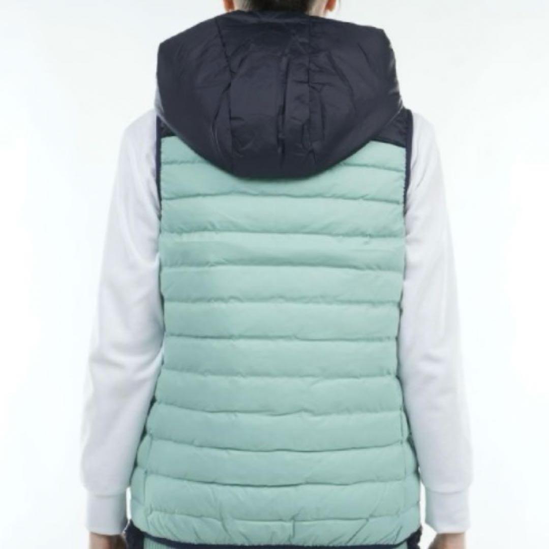 【タグ付新品】and per se 2023年モデル ビッグロゴ 中綿ベスト L