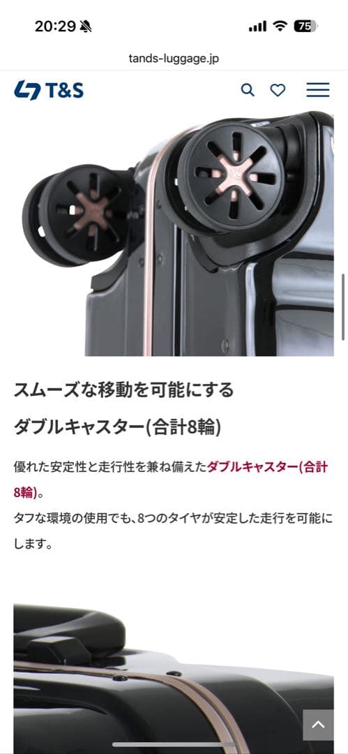 【美品】Legend Walker スーツケース TSA搭載 37L