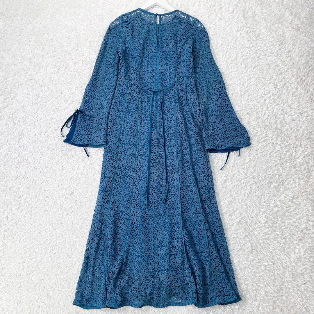 【美品】 FRAY I.D リーフレースパネルワンピース