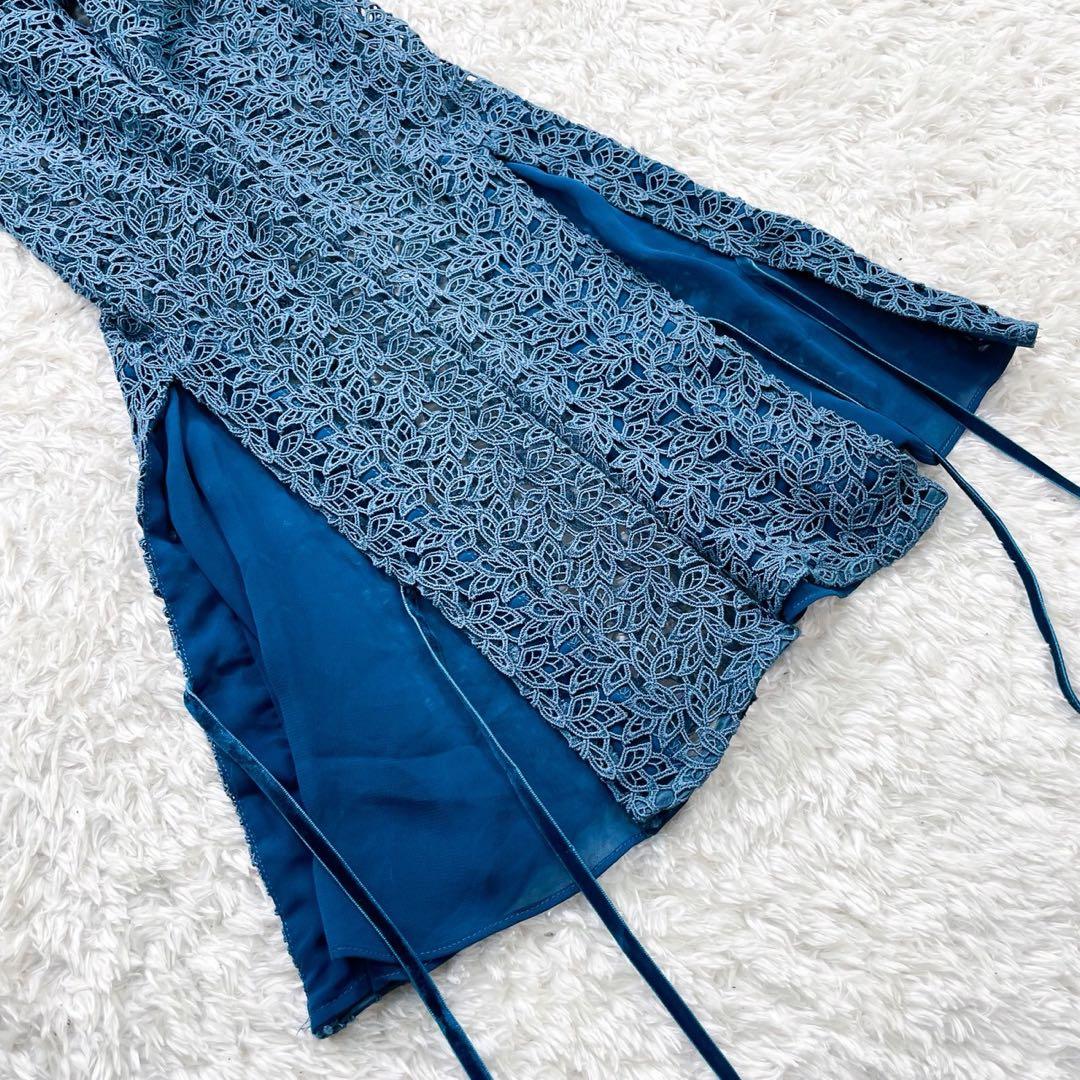 【美品】 FRAY I.D リーフレースパネルワンピース